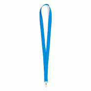25x Lanière bleu clair avec crochet métallique pivotant - 8412536802157