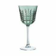 4 verres à pied 25cl Rendez-Vous Brume - Cristal d'Arques - vert 0883314052176 4 verres à pied 25cl Rendez-Vous Brume - Cristal d'Arques - vert 0883314052176