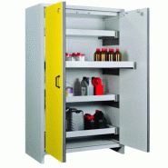 Armoire anti-feu 2 portes/4 tiroirs F90 avec serrure - Pour produits inflammables - CEMO - 10631 Armoire anti-feu 2 portes/4 tiroirs F90 avec serrure - Pour produits inflammables - CEMO - 10631