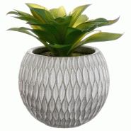 Atmosphera - Plante artificielle avec pot Ø16x17cm - vert JJ3033