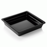 Bac GN 2/3 mélamine H 65 mm 5,6 ltr noir GN 65 BLACK - Was Germany - 4044925155410