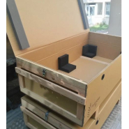 Caisse mixte (bois/carton) pour un transport de marchandises parfaitement sécurisé Caisse mixte (bois/carton) pour un transport de marchandises parfaitement sécurisé