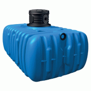 Cuve de stockage d'eau 5000l enterrée confort flat - BLEU - bleu 4023122213888