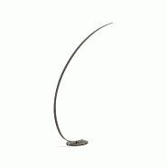 Gea Luce Lampadaire IOLE P/T - Structure en aluminium titane, LED 30W 1000lm 3000K, Push intégré Dimmable - Design minimaliste Gealuce - 8000000144997