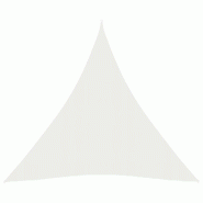 Helloshop26 - Voile toile d'ombrage parasol 160 g/m² PEHD 4 x 5 x 5 m blanc 02_0009031 - blanc 3000483747765