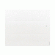 Radiateur connecté Oniris horizontal 1250W blanc - Atlantic - 503912_0
