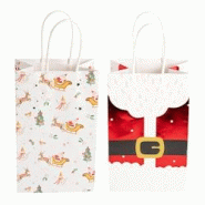 Sacs cadeau papier 2 décors 23x18,5cm conte de noel (96 unités) MESA BELLA - rouge papier 3701168965251 Sacs cadeau papier 2 décors 23x18,5cm conte de noel (96 unités) MESA BELLA - rouge papier 3701168965251