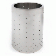 Sammic Panier d’évacuation en acier inoxydable pour centrifugeuses ES-100 diamètre 342 mm, hauteur 337 mm, base en aluminium et inox COD2309555 -