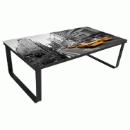 VidaXL Table basse avec dessus de table rectangulaire  Modèle Atlas Confort - 240967