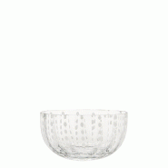 Zafferano Lot De 6 Bols Perle En Verre Coloré Transparent Fabriqués À La Main, Design Artisanal Vif Et Élégant Pour La Table Moderne - PR00801