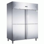 Armoire réfrigérée positive 1400L GN 2/1 4 Demi-Portes pleine extérieur INOX AFI Collin-Lucy