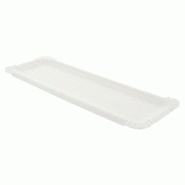 Barquette pour hot dog carton blanc 23x8cm - par 2500