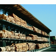Cantilever pour le stockage de bois