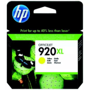 Cartouche HP 920 XL jaune pour imprimantes jet d'encre Cartouche HP 920 XL jaune pour imprimantes jet d'encre