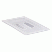 Couvercle à poignée GN 1/3 - 17.6 x 32.5 cm - Translucide - Lot de 6 - Cambro - 0615402877893