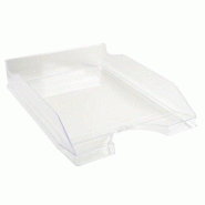 Exacompta Lot de 10 Corbeille à courrier ECOTRAY Office cristal - 9002493115507_0