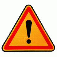 Panneau de danger temporaire AK14 - Signalisation de danger temporaire Panneau de danger temporaire AK14 - Signalisation de danger temporaire