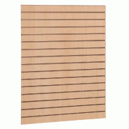 Panneau rainuré R7,5 L90xP120cm épaisseur 18mm - érable