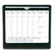 Quo vadis agenda bureau blockhebdo socle noir + rech janvier à décembre 2025 format du socle : 22x21cm