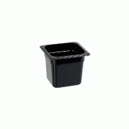 Récipients Gastronorm série Buffet de Stalgast, noir, GN 1/6 (150 mm), polycarbonate - GN2316150