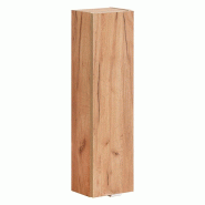 STELLAMEUBLES Meuble haut 20 cm 1 porte finition chêne doré Capri Oak - 3667335109715