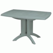 Table de jardin pliante en résine VEGA - 118 x 77 cm - Vert d'eau - Grosfillex - Résistante aux UV et intempéries Table de jardin pliante en résine VEGA - 118 x 77 cm - Vert d'eau - Grosfillex - Résistante aux UV et intempéries