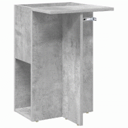 VidaXL Table d'appoint Gris béton 35 x 40 x 55 cm Bois d'ingénierie Modèle Flex Panorama Modern - 891099