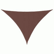VidaXL Voile de parasol tissu oxford triangulaire 4x5x6,4 m marron Modèle Patio Theta Prime - marron 135844