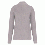 WK Designed To Work Polo manches longues homme Oxford Grey 5XL 65% Polyester | 35% Coton - XXXXXL 3663938185439