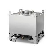 260140w - cuve ibc en inox, qualité alimentaire, avec une construction