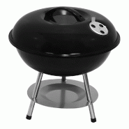 Barbecue à charbon 3 pieds, acier noir, 36 cm de diamètre - EDM 74109