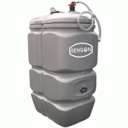 Cuve stockage fuel 1 000 litres en PEHD pré-équipée - RENSON - 159043