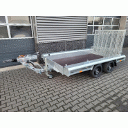 GTM 3m x 1m50 Gooseneck porte engin 2 x essieux 1800 kg GTM 3m x 1m50 Gooseneck porte engin 2 x essieux 1800 kg
