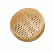 Panier Dim Sum en bambou natural Ø20x6cm - par 4