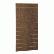 Panneau rainuré R10 L59,5xP120cm épaisseur 18mm - chêne tabac