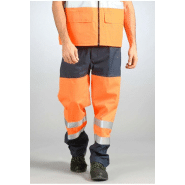 Pantalon multirisques atex intempéries hv réf.            Ppm*mphvj