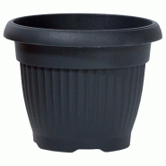Prosperplast - Pot TERRA 38 L - 50x50x39 cm, coloris Anthracite - gris plastique polypropylène ZA3090