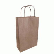 Sac en papier et betterave  mocchia 18x8x22cm - par 50