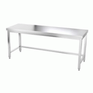 Table de travail en inox 1800 x 600 mm avec renfort PREMIUM / GOLDINOX - inox 3701770803668 Table de travail en inox 1800 x 600 mm avec renfort PREMIUM / GOLDINOX - inox 3701770803668