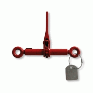 Tendeur à cliquet - 2 anneaux pour chaîne Ø 13 mm - acier allié traité - TMU 2.200 à 16.000 dkN - norme CE EN 12195-3 Tendeur à cliquet - 2 anneaux pour chaîne Ø 13 mm - acier allié traité - TMU 2.200 à 16.000 dkN - norme CE EN 12195-3