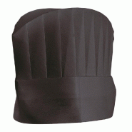 Toque continental airlaid noir H 20cm par 10