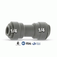 Union droite égale 1/4" ou 3/8" - Raccord rapide pour tuyaux Union droite égale 1/4" ou 3/8" - Raccord rapide pour tuyaux