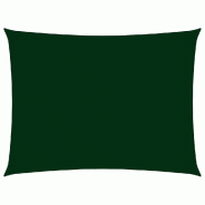 VidaXL Voile de parasol tissu oxford rectangulaire 2,5x4,5m vert foncé Modèle Patio Zeta Prime - vert 135483