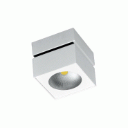 Applique Murale Led Rubyc Surface 14W, Orientable, Interrupteur 40°, Température 2700K/3200K/4000K, Dimmable Triac, Blanc Mat - Beneito & Faure - bl