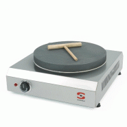 Crêpière professionnelle électrique simple CE-135 avec 1 plaque de 350 mm et puissance de 2200 W en acier inoxydable | Sammic - 5130512