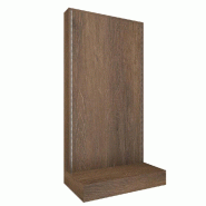 Gondole simple face Alias L70xP30xH143cm - chêne tabac