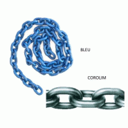 Grade 100 - Chaîne de levage en acier - Bleu et Corolim - Résistance 100Kg/mm²