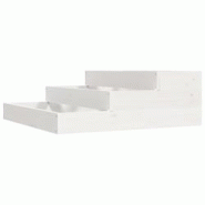 Helloshop26 - Jardinière bac lit surélevé plantes fleurs terrasse jardin 78 x 78 x 27 cm bois massif de pin blanc 02_0037863 - 3000217637263 Helloshop26 - Jardinière bac lit surélevé plantes fleurs terrasse jardin 78 x 78 x 27 cm bois massif de pin blanc 02_0037863 - 3000217637263