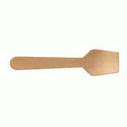 Petite cuillère à glace bois couleur naturelle 9,5cm - par 5000