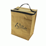 Sac cabas pliable isotherme Kraft 19x10 - Sac cabas pliable isotherme Kraft 19x10 -